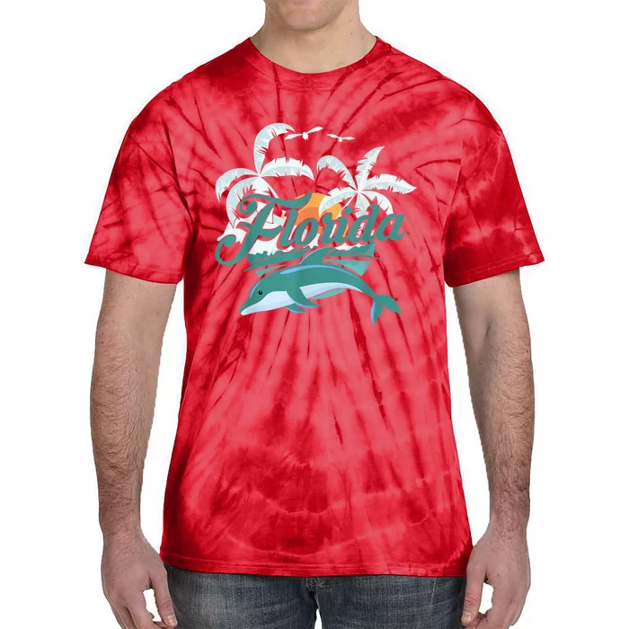 Floridian Home State Summer Florida Proud To Be Floridian Tie-Dye T-Shirt