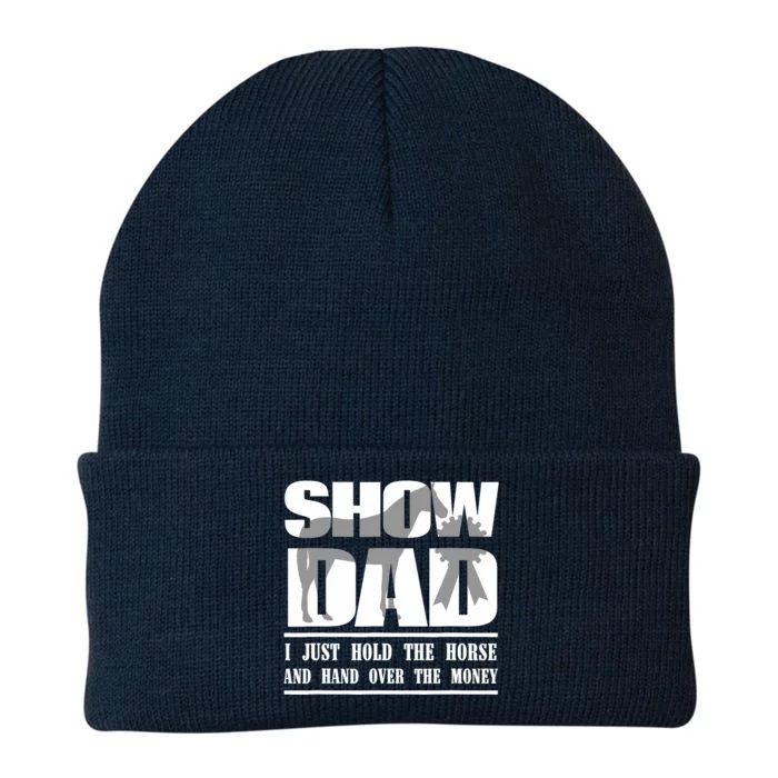 Funny Horse Show Dad Knit Cap Winter Beanie