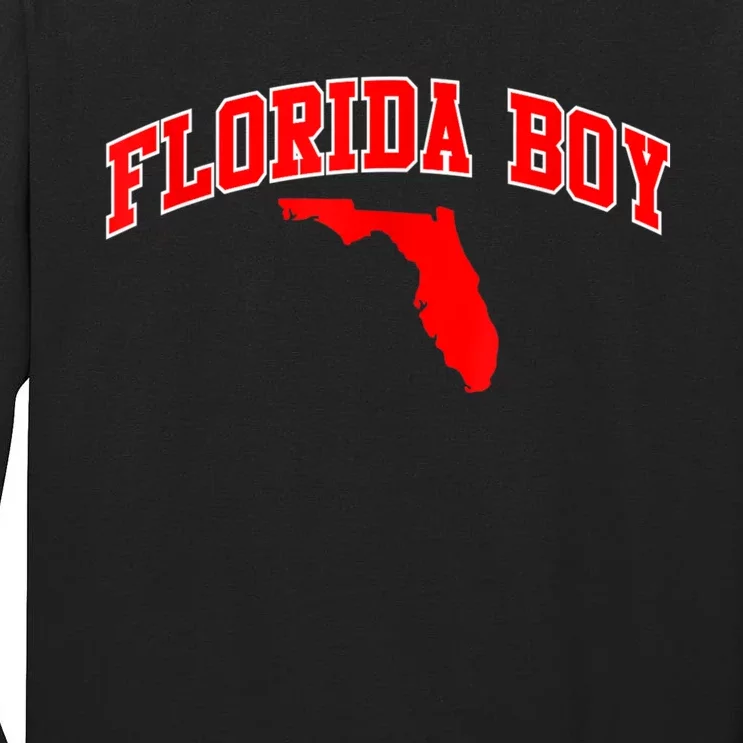 Floridian Home State Florida Boy Tall Long Sleeve T-Shirt