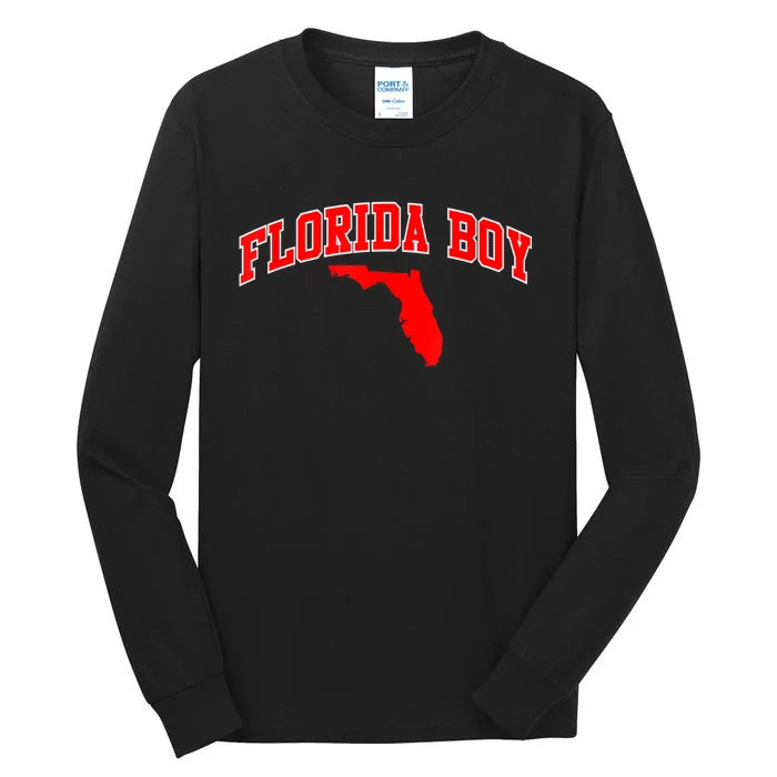 Floridian Home State Florida Boy Tall Long Sleeve T-Shirt