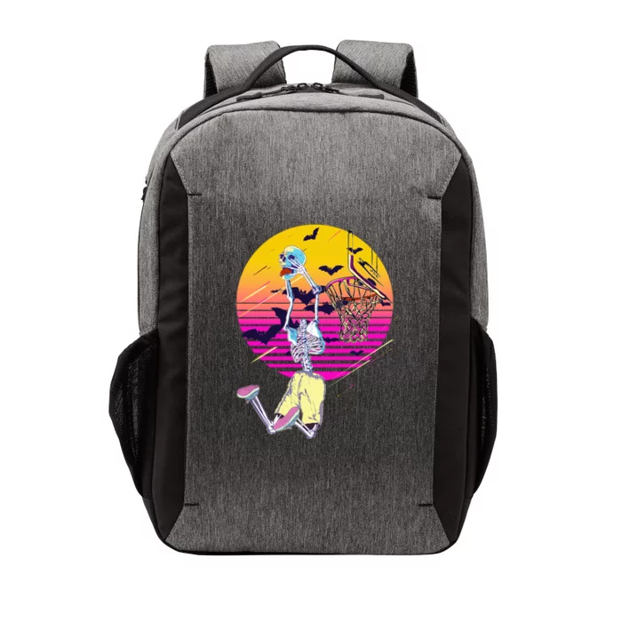 Funny Halloween Skeleton Basketball Player Dunking Skull Vector Backpack