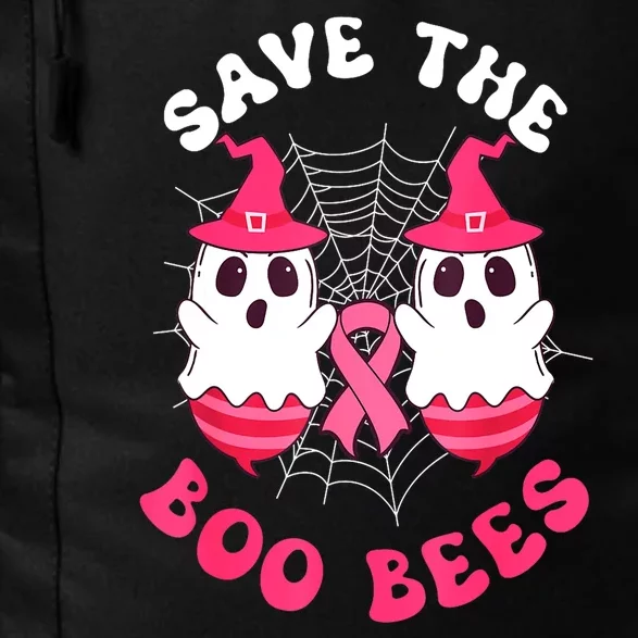 Funny Halloween Save The Boo Bees Breast Cancer Awareness Gift Daily Commute Backpack