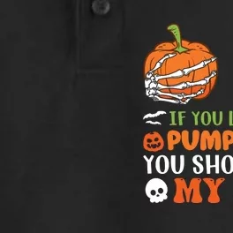 Funny Halloween Shirts, If You Like Pumpkins You Should See Pie Funny Halloween Dry Zone Grid Performance Polo