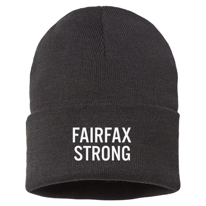 Fairfax High School Strong Sustainable Knit Beanie