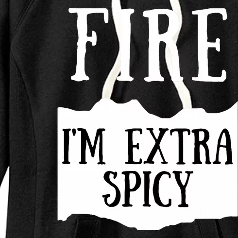 Fire Hot Sauce Packet Group Costume Women's Fleece Hoodie