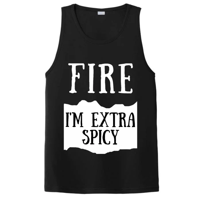 Fire Hot Sauce Packet Group Costume Performance Tank