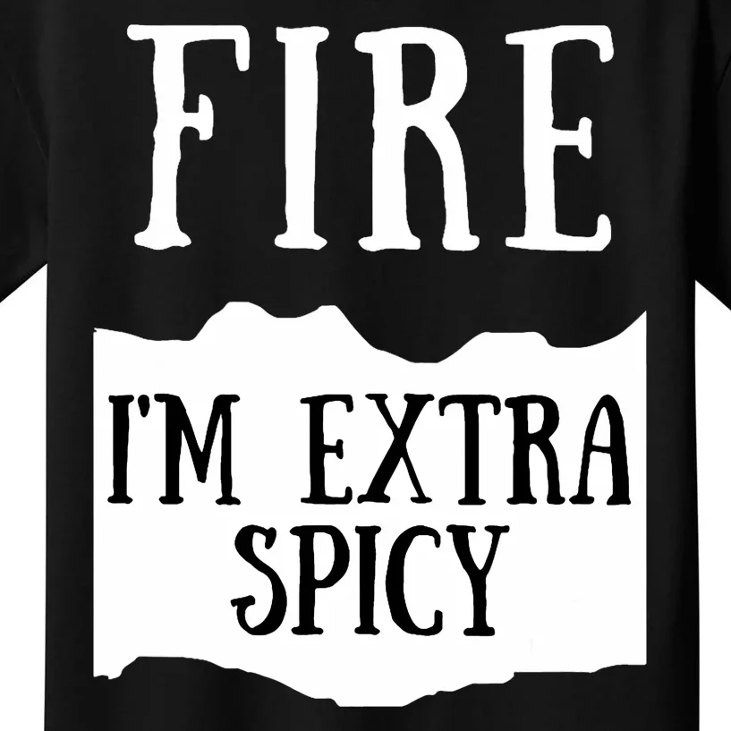 Fire Hot Sauce Packet Group Costume Kids T-Shirt