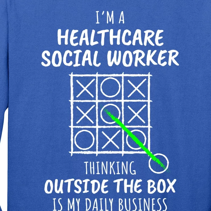 Funny Healthcare Social Worker Gift Long Sleeve Shirt