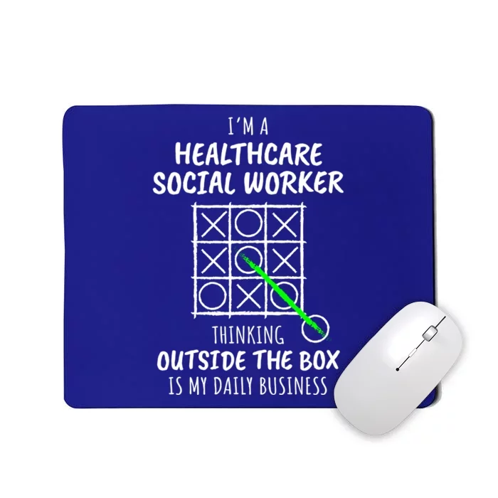 Funny Healthcare Social Worker Gift Mousepad