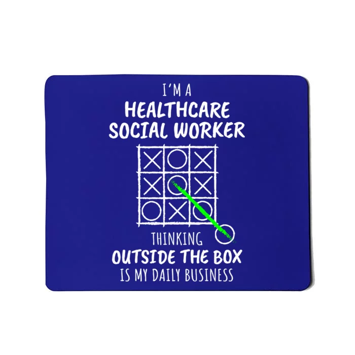 Funny Healthcare Social Worker Gift Mousepad