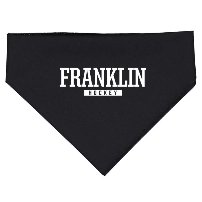 Franklin High School Hockey Gift USA-Made Doggie Bandana