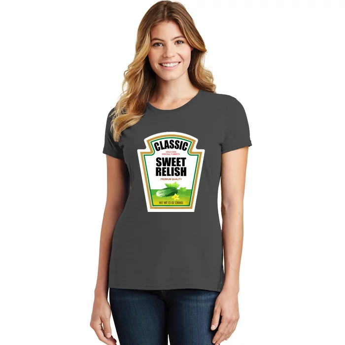 Funny Halloween Sweet Relish Condiment Group Gift Women's T-Shirt