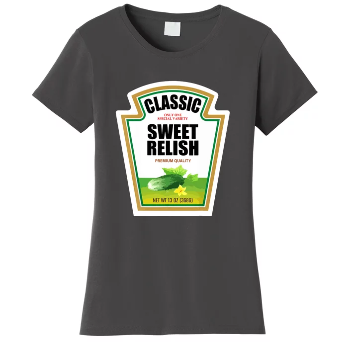 Funny Halloween Sweet Relish Condiment Group Gift Women's T-Shirt