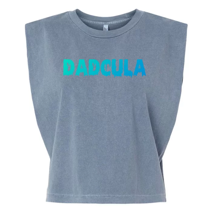 Funny Halloween Spooky Dadcula Trick Or Treat Gift Garment-Dyed Women's Muscle Tee