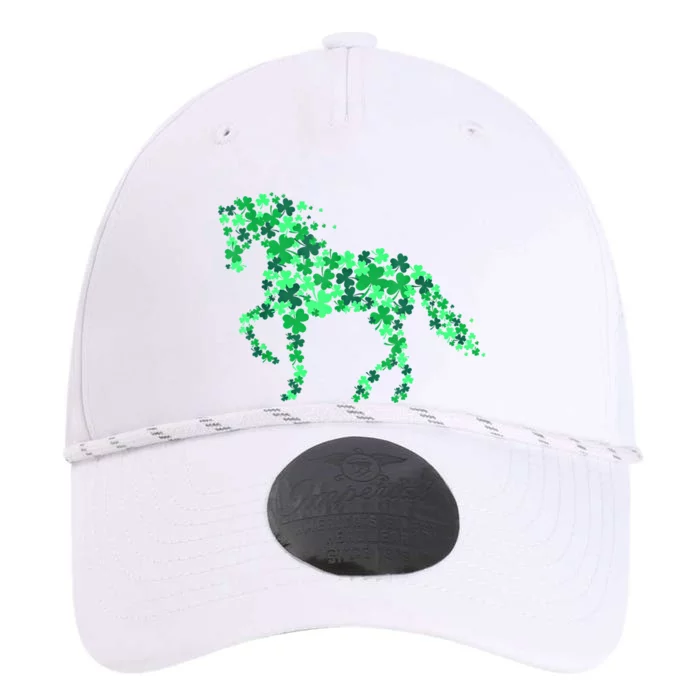 Funny Horse Shamrock For Horse Owner Riding St Patricks Day Great Gift Performance The Dyno Cap