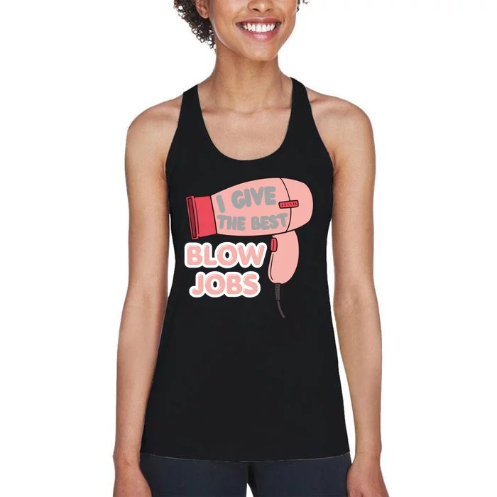 Funny Hair Stylist Hair Dresser Women's Racerback Tank