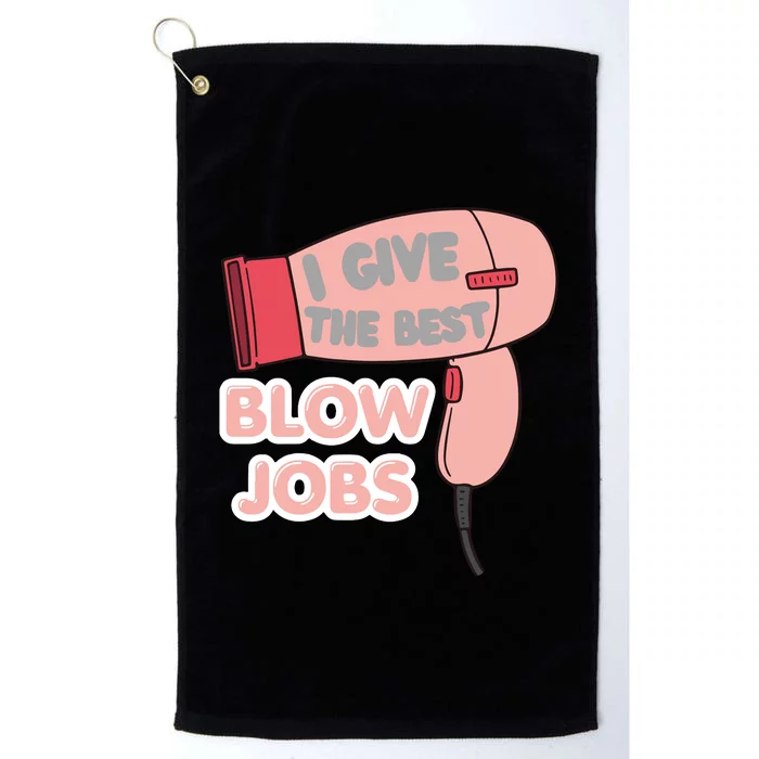 Funny Hair Stylist Hair Dresser Platinum Collection Golf Towel