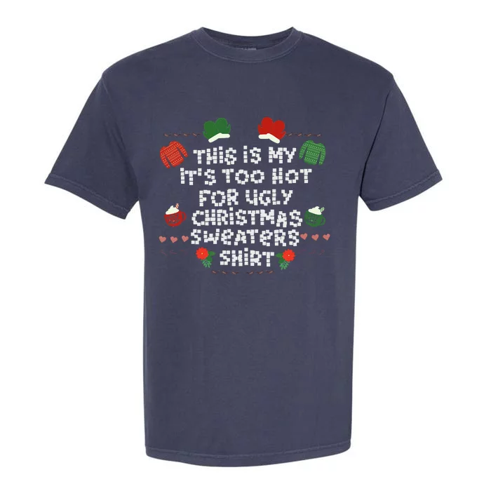 Festive Holiday Sweater Beat the Heat with Style Garment-Dyed Heavyweight T-Shirt