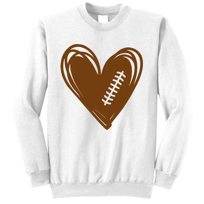 Football Heart Sport Lover Sweatshirt