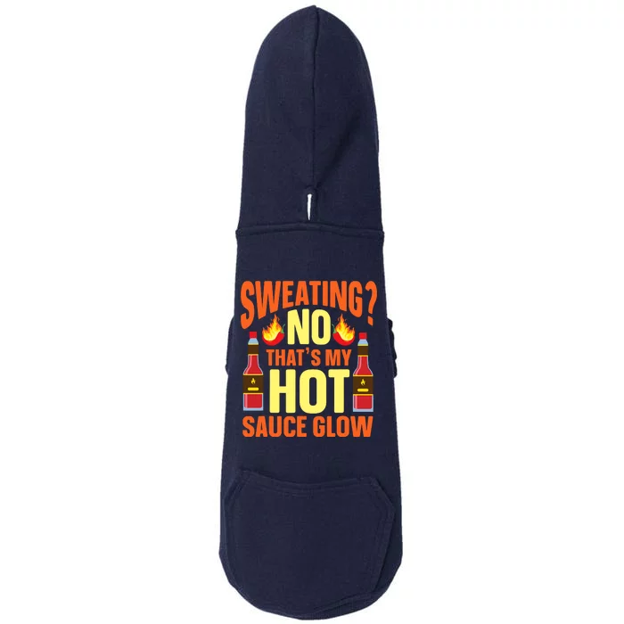 Funny Hot Sauce Doggie 3-End Fleece Hoodie