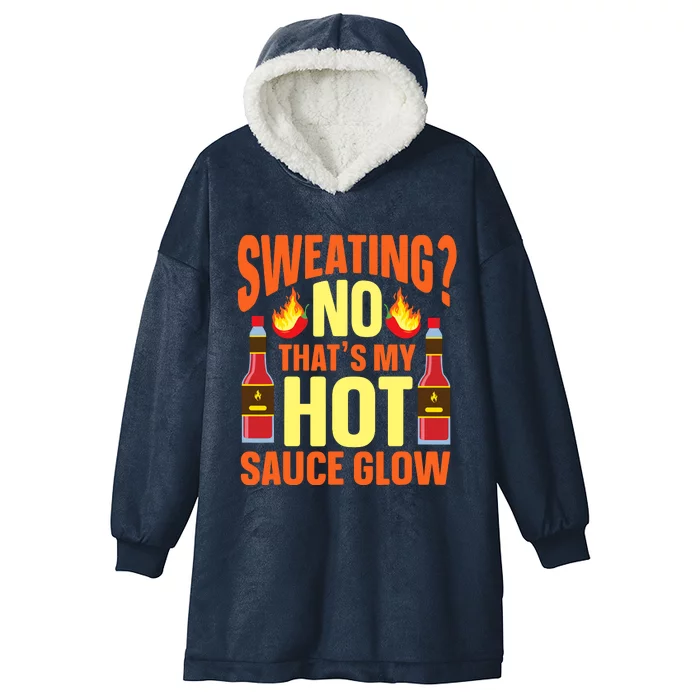 Funny Hot Sauce Hooded Wearable Blanket