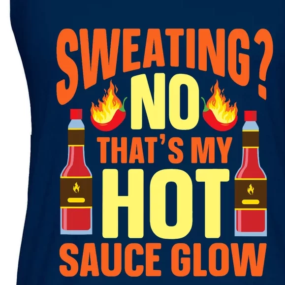 Funny Hot Sauce Ladies Essential Flowy Tank