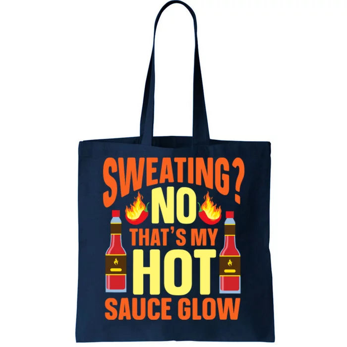 Funny Hot Sauce Tote Bag