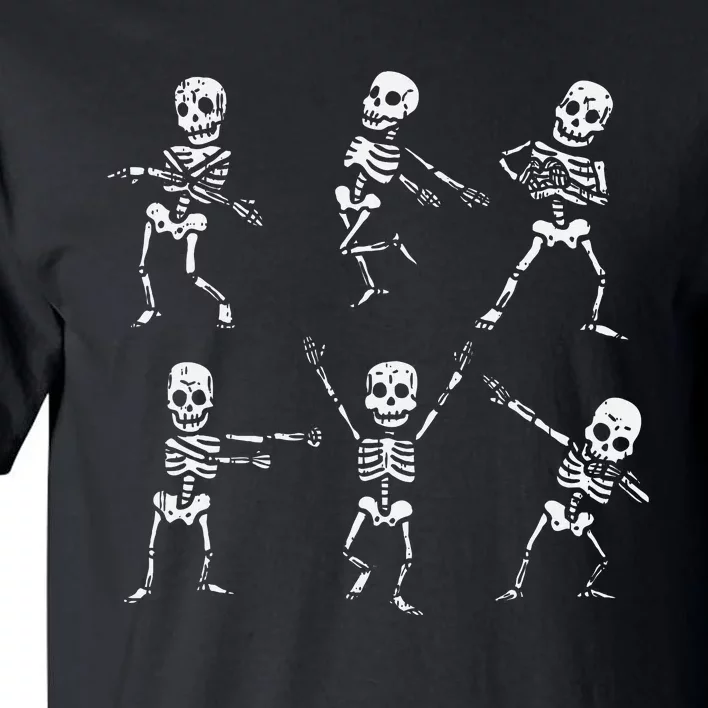 Funny Halloween Skeletons Dance and Dab with Yeet and Floss Tall T-Shirt