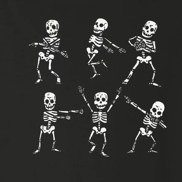 Funny Halloween Skeletons Dance and Dab with Yeet and Floss Toddler Long Sleeve Shirt