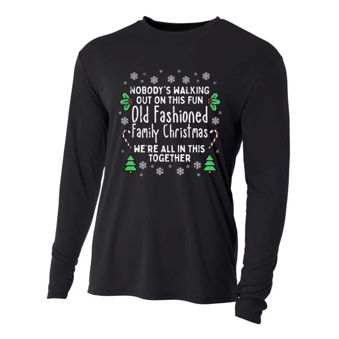 Festive Holiday Sweater Classic Christmas Design Cooling Performance Long Sleeve Crew