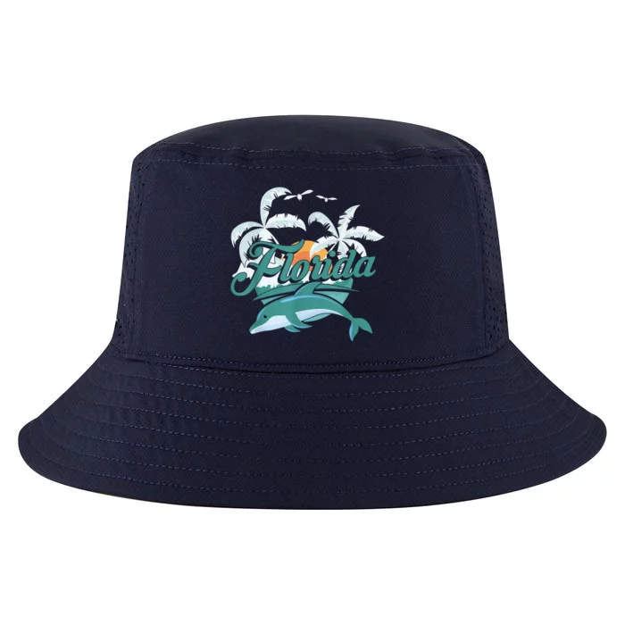 Floridian Home State Summer Florida Cool Comfort Performance Bucket Hat