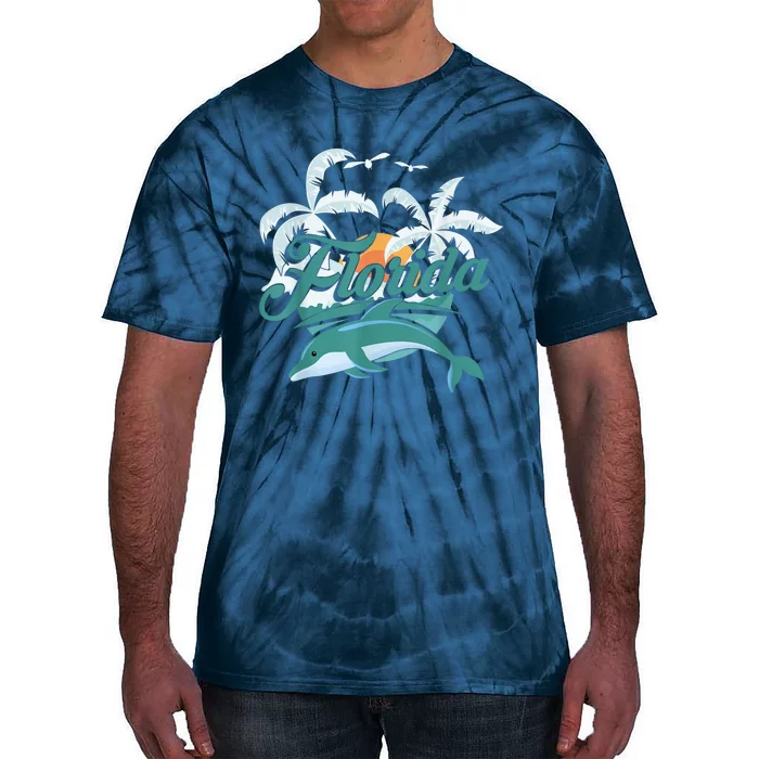 Floridian Home State Summer Florida Tie-Dye T-Shirt