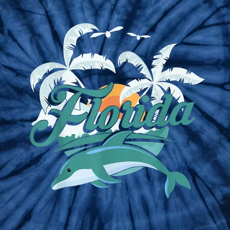 Floridian Home State Summer Florida Tie-Dye T-Shirt