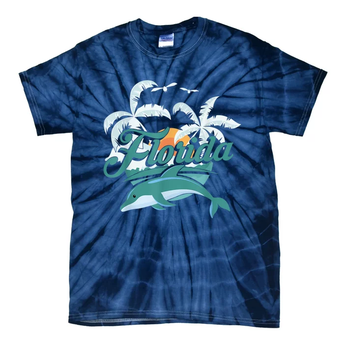 Floridian Home State Summer Florida Tie-Dye T-Shirt