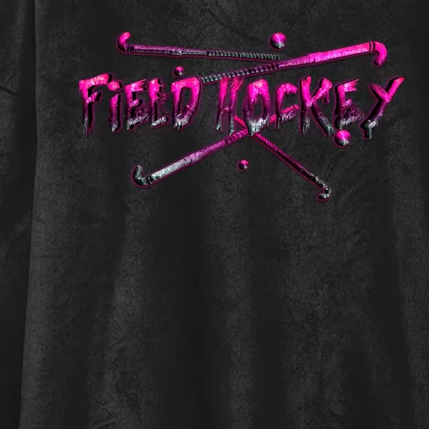 Field Hockey Sport Hooded Wearable Blanket