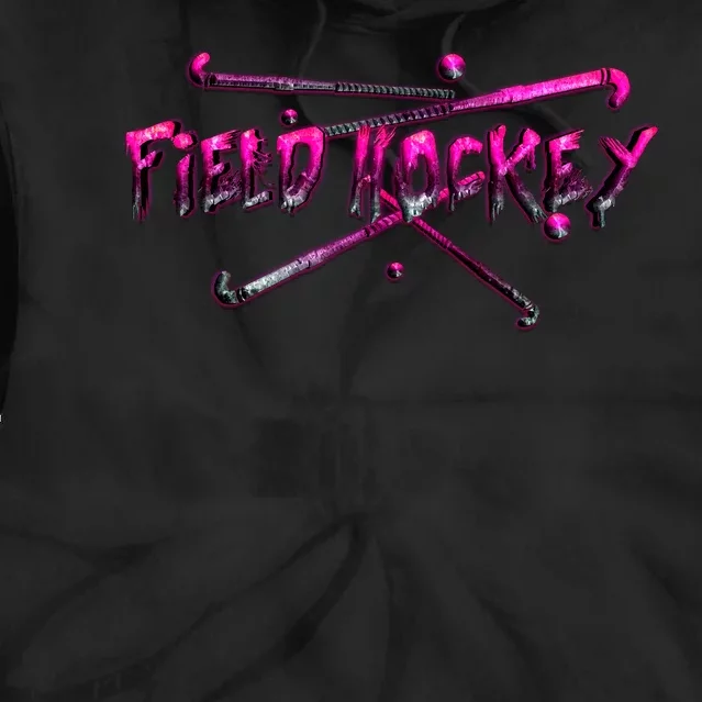 Field Hockey Sport Tie Dye Hoodie