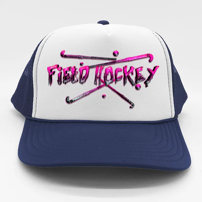 Field Hockey Sport Trucker Hat