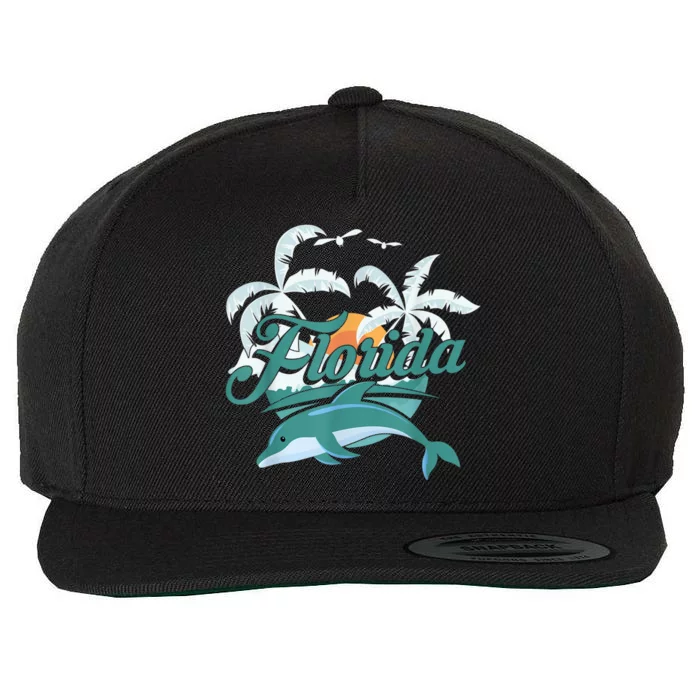 Floridian Home State Summer Florida Wool Snapback Cap