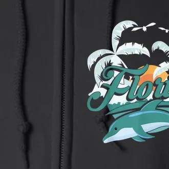 Floridian Home State Summer Florida Full Zip Hoodie