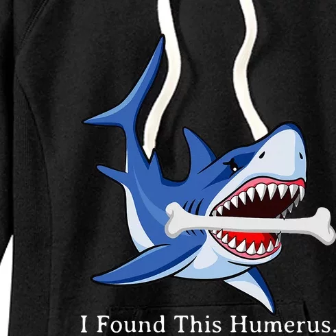 Funny Halloween Shark I Found This Humerus Costume Gift Women's Fleece Hoodie