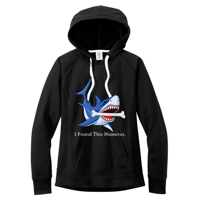 Funny Halloween Shark I Found This Humerus Costume Gift Women's Fleece Hoodie