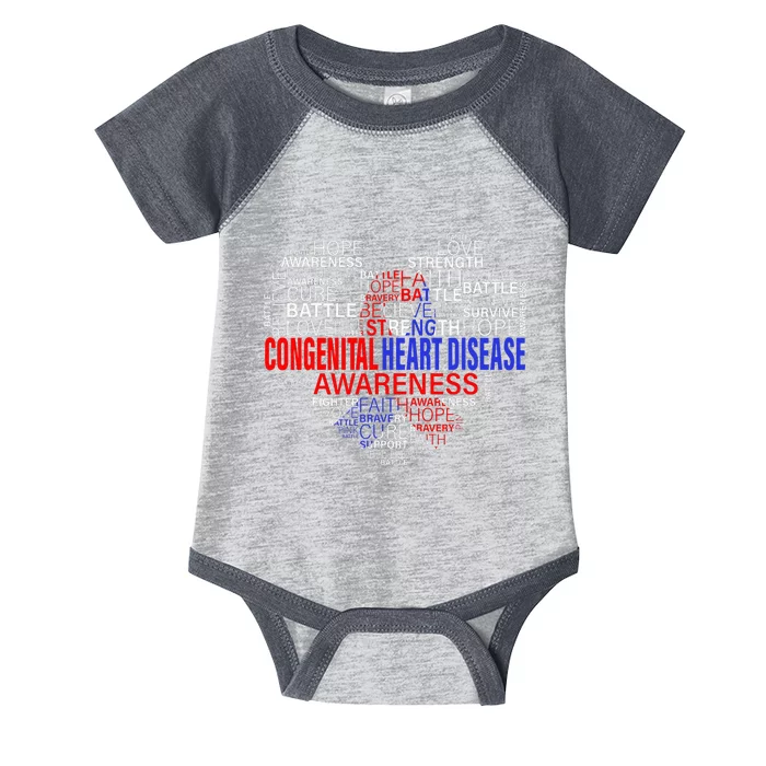 Fighting Hope Support CHD Awareness Heart Disease Infant Baby Jersey Bodysuit