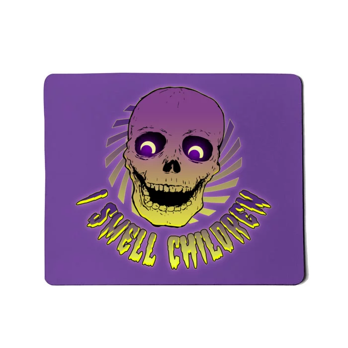 Funny Halloween Skull I Smell Children Mousepad