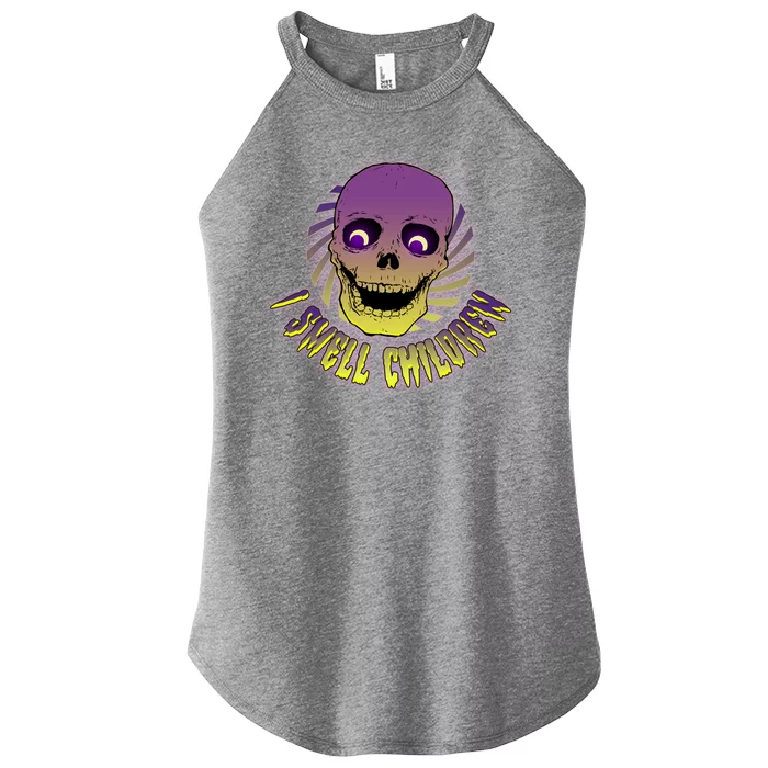 Funny Halloween Skull I Smell Children Women’s Perfect Tri Rocker Tank