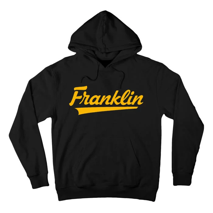 Franklin High School Vintage Swoosh Tall Hoodie