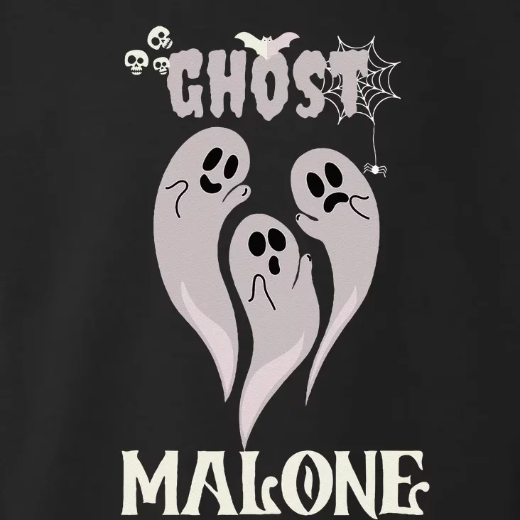 Funny Halloween Spooky Season Fall Season Cute Ghost Malone Toddler Hoodie