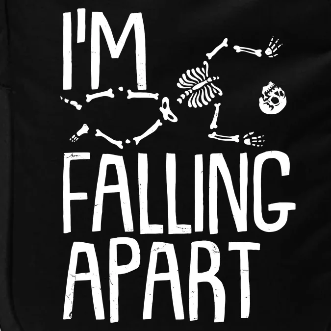 Funny Halloween Skeleton I'm Falling Apart Impact Tech Backpack