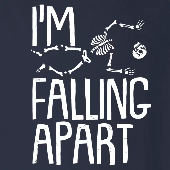 Funny Halloween Skeleton I'm Falling Apart Toddler Long Sleeve Shirt