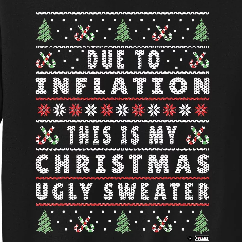 Festive Holiday Sweater with Hilarious Xmas Saying Tall Sweatshirt