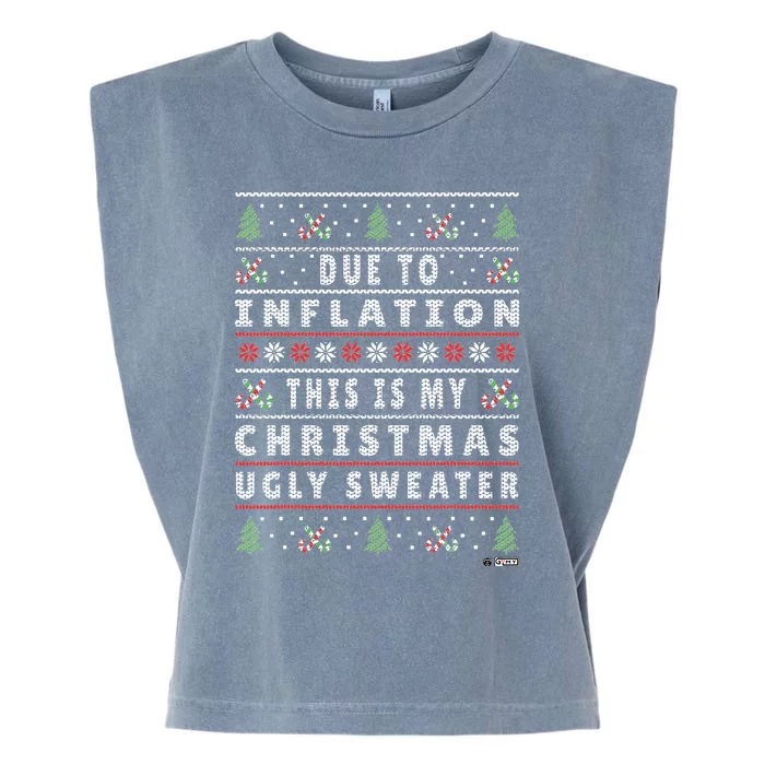 Festive Holiday Sweater with Hilarious Xmas Saying Garment-Dyed Women's Muscle Tee